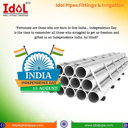 Idol Pipe Fitting and Irrigation Celebrates Indian Independence Day