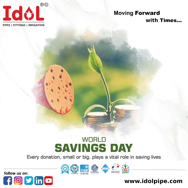 World Savings Day: How Idol Polytech’s Irrigation Systems Can Help You Save Water and Money