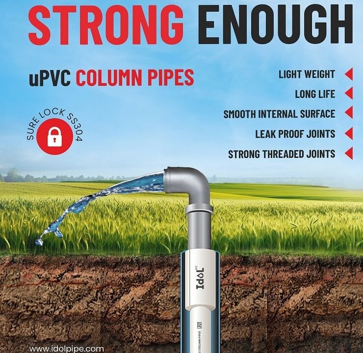 Strong Enough for the Deepest Wells: Revolutionizing Irrigation with Idol uPVC Column Pipes
